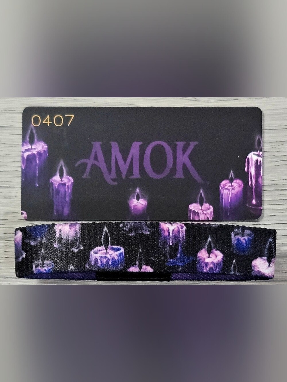 ZOX "AMOK" #407 of 1000 made SHOCK DROP HOCUS POCUS MED Collectible Wristband